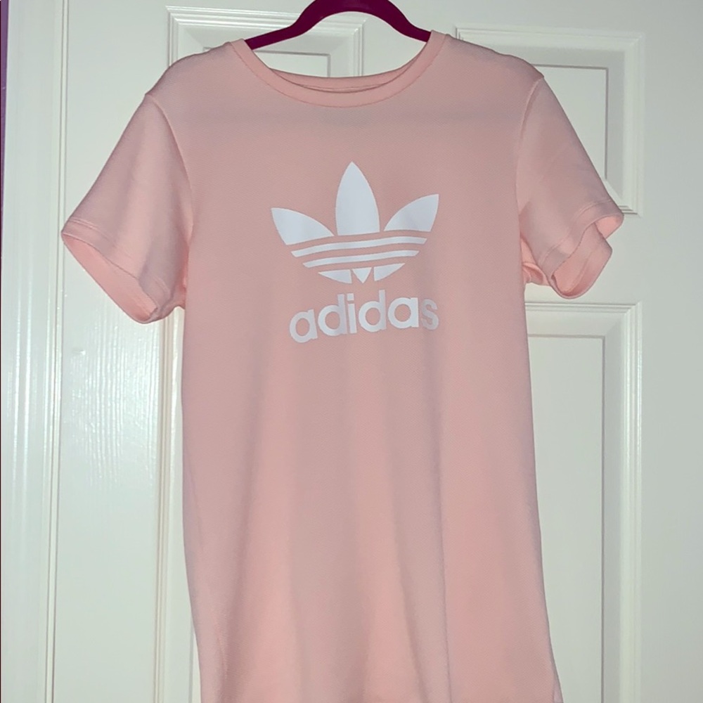 Pink Adidas T-shirt dress